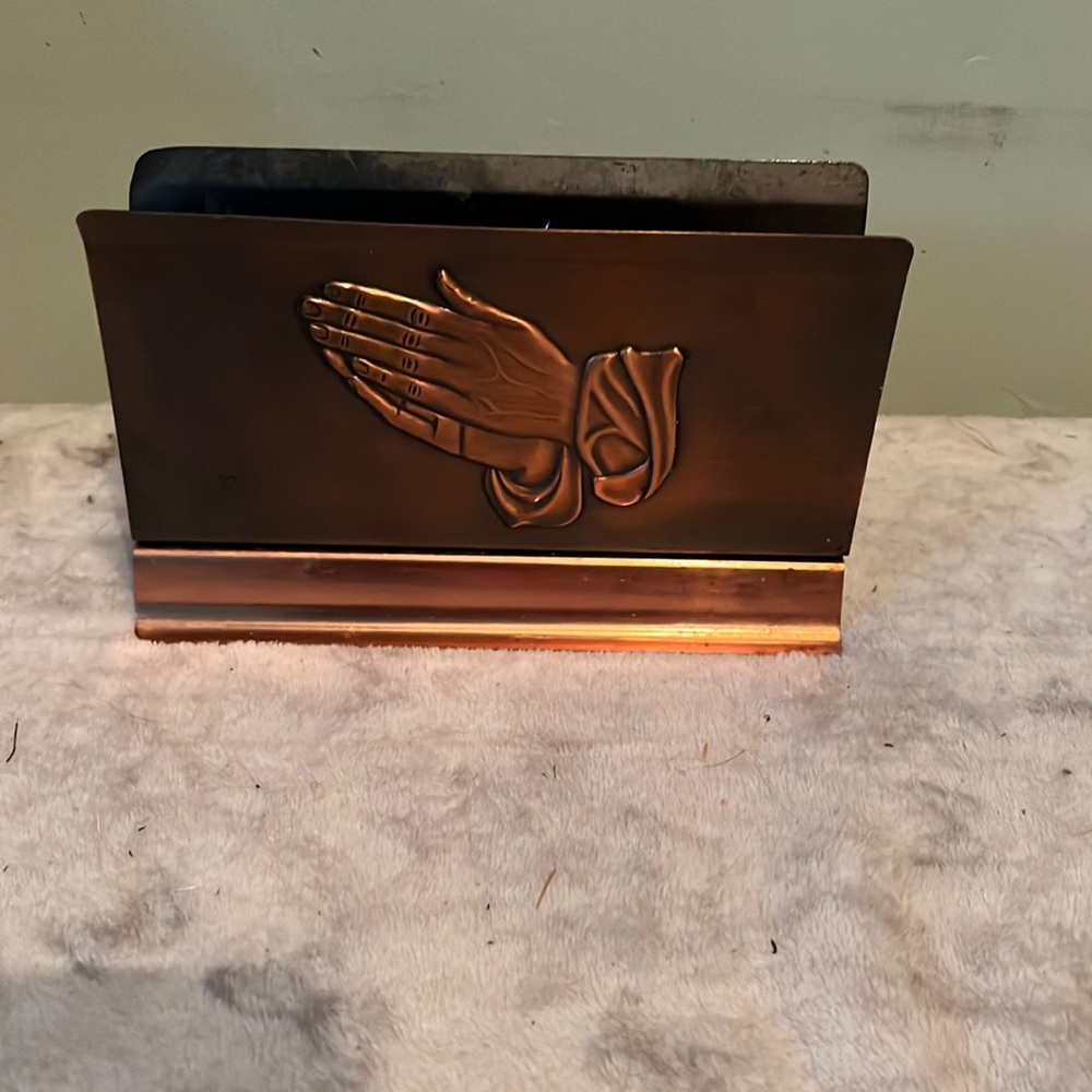 😄Copper napkin holder